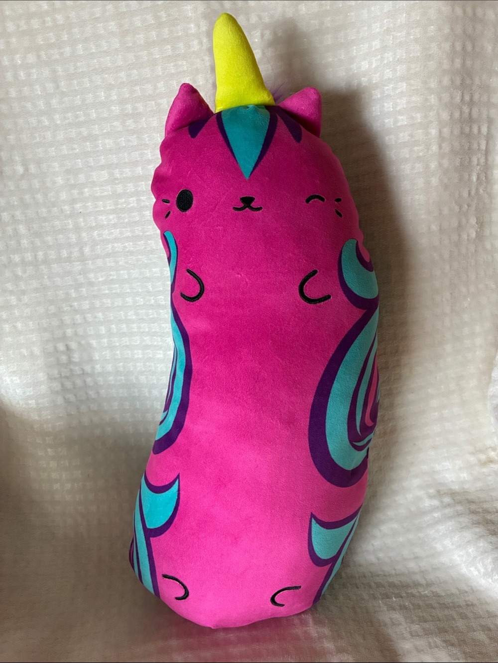 Cats vs Pickles Hugger Unicat Unicorn Pink 17" Super-Soft and Huggable Plush